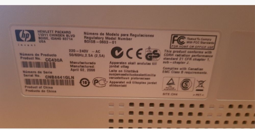 drukarka HP Color LaserJet CM1312 MFP