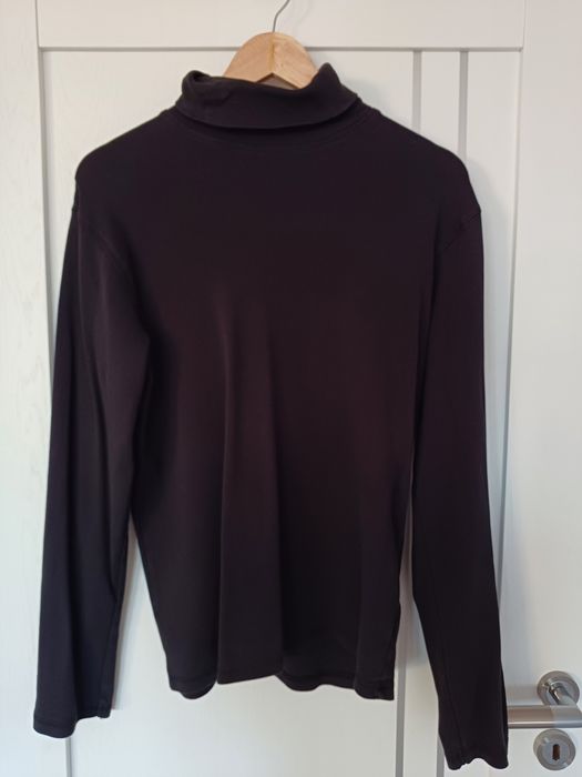 Czarny golf męski marki montego rozmiar L, stan bardzo dobry