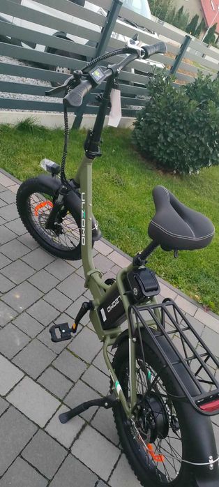 Ulzomo DOLPHIN 20-Calowy Składany Rower Elektryczny Manetka