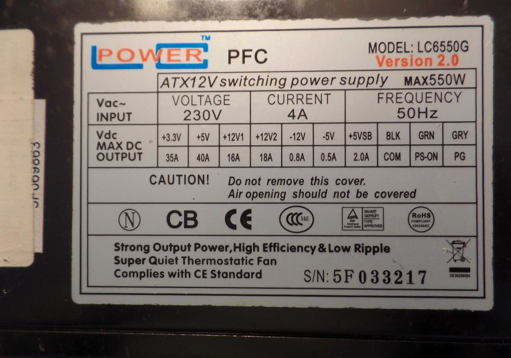 2 Fontes de PC lc6550G lc6600 (74/893)