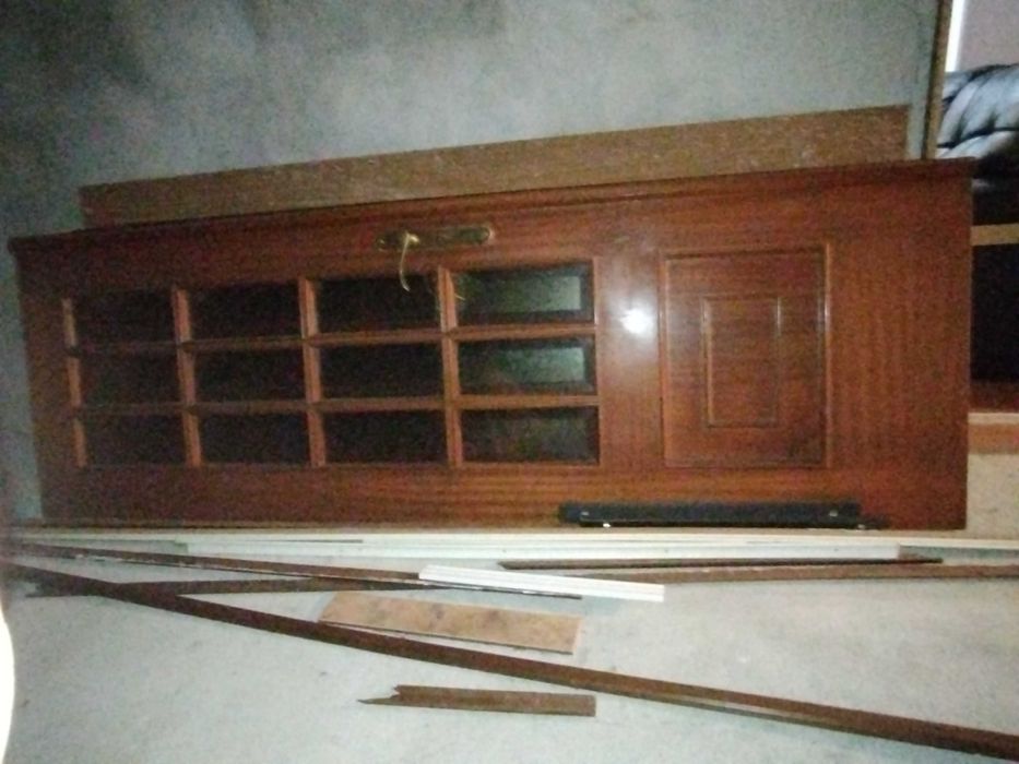 Porta de Madeira e Vidro Tripla