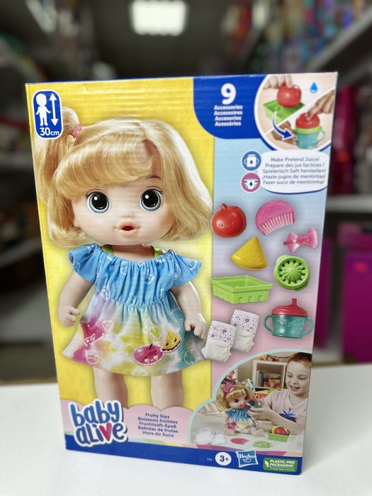 Лялька Бебі Алів Фрутті Сіпс Baby Alive кукла пупс