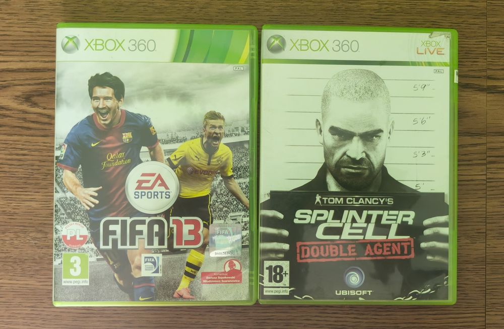 Zestaw gier Xbox 360: Splinter Cell Double Agent + FIFA 13