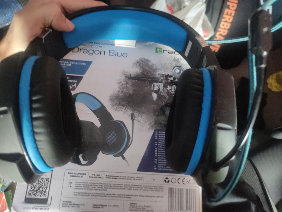 Słuchawki Gamengowe Dragon Blue