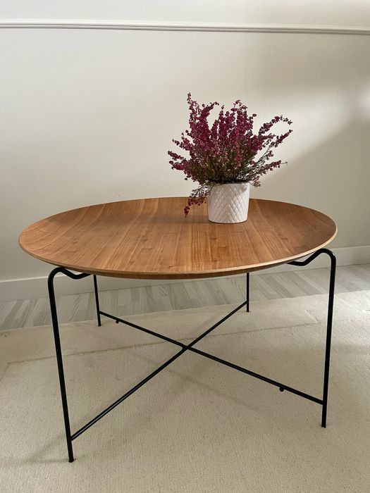 Zara home stolik kawowy okrągły 37cmx70cm