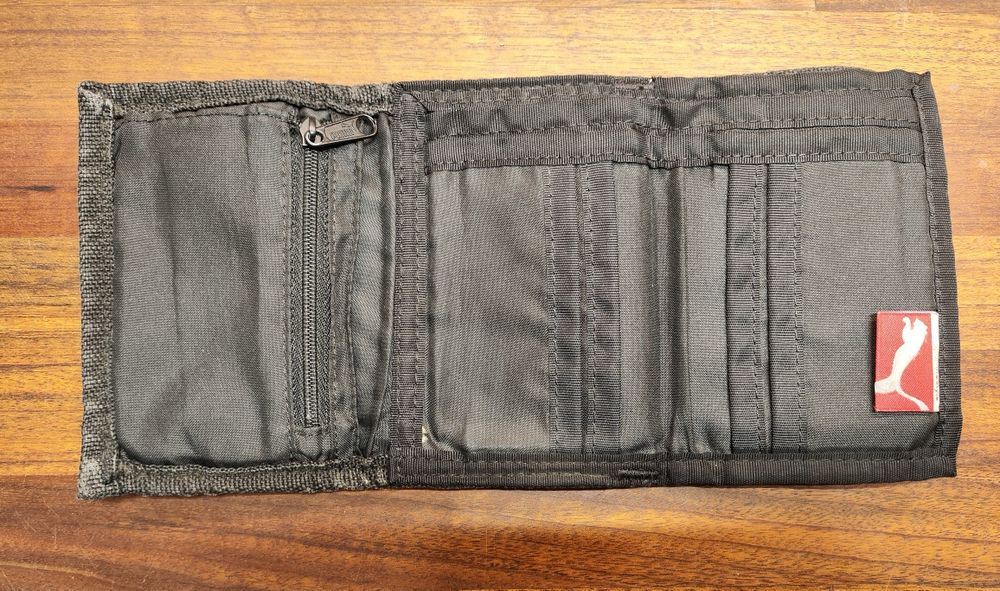 Czarny portfel Puma unisex