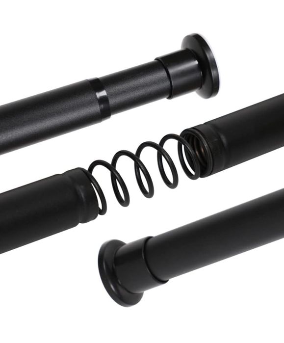 Hershii Czarny rozszerzalny drążek napinający do zasłon
Teleskopowy dr