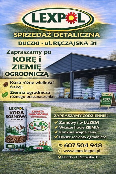 Podłoże warzywne ,Duczki ,Dostawa