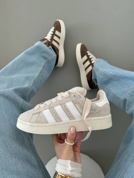Кросівки Кроссовки Adidas Campus Beige Бежевий Бежевый Кросовки повсякденні