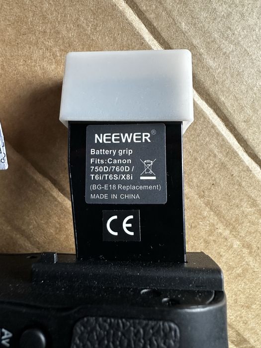 Батарейний блок BG E18 для CANON 750D CANON 760D 800D