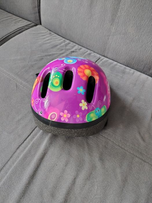 Kask rowerowy dla dziewczynki
