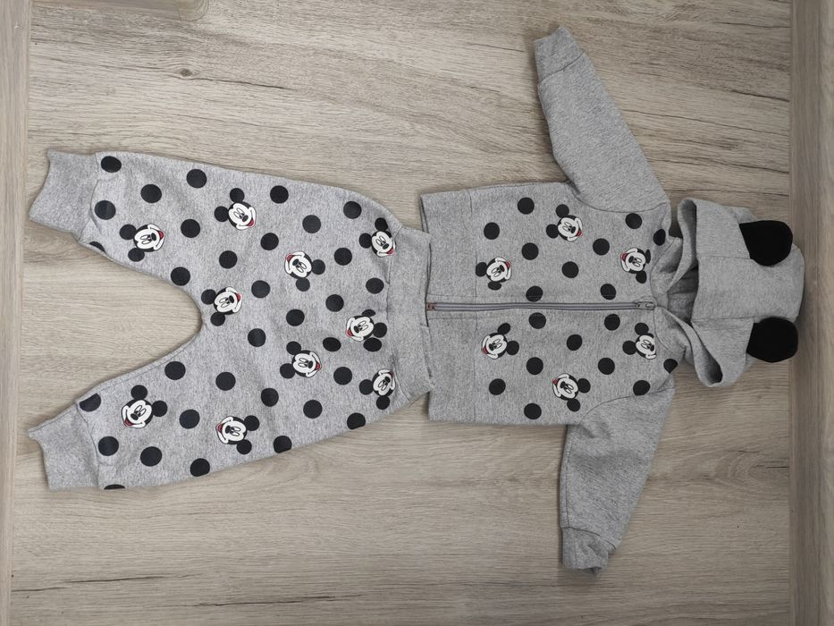 Серый Костюм для малыша микки маус костюм для малечі сірий реглан