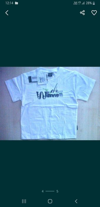 Nowa Cocodrillo t-shirt koszulka 116cm bawełna 100% super jakość marka