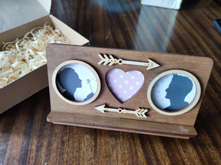 Фоторамка, рамка для фотографій на стіл, дерево