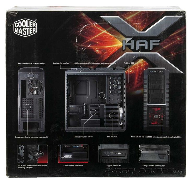 Caixa Cooler Master HAF X E-ATX64168944571010122