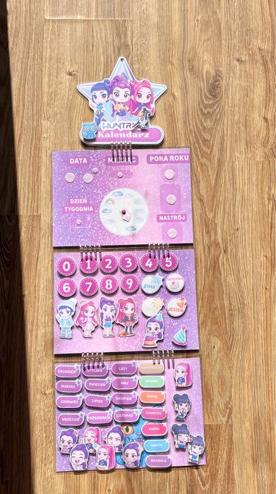 Kalendarz na rzepy dla dzieci