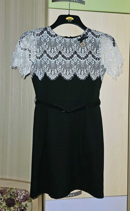 Шикарна шкільна сукня MONE з французьким мереживом