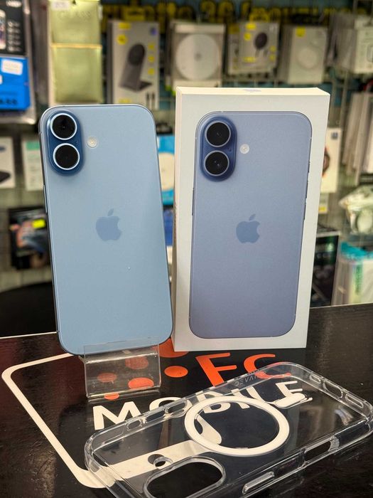 IPhone 17 256gb Mist Blue, Bez Rat, Sklep, Bateria 100%, Cykle ład 7, Domino