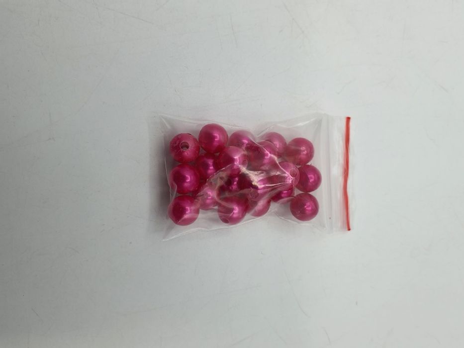 Koraliki róż-amarant zestaw 20 szt.-"10"