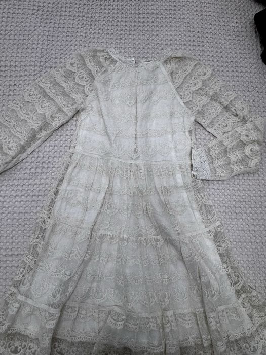Гарна дитяча сукня бежева zara