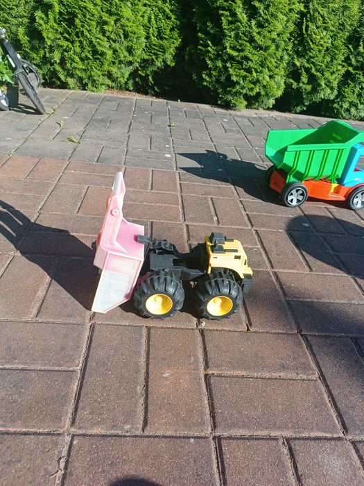 Autka koparka do pisaku nad morze do piaskownicy dla dzieci