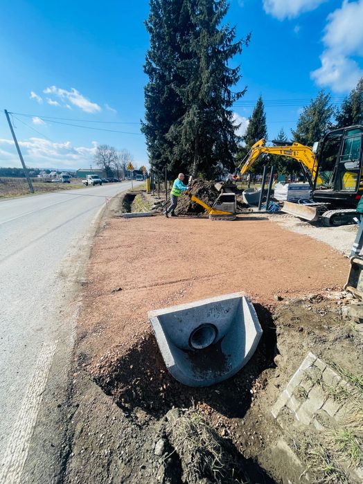 Usługi koparka, minikoparka, transport , roboty ziemne