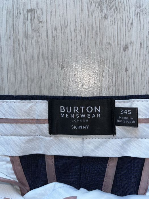 Стильні завужені брюки Burton Menswear London Skinny / Розмір 34S