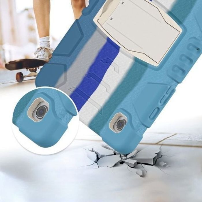 Etui do iPad 6/Air2 9.7" Wytrzymałe z Podstawką Niebieskie