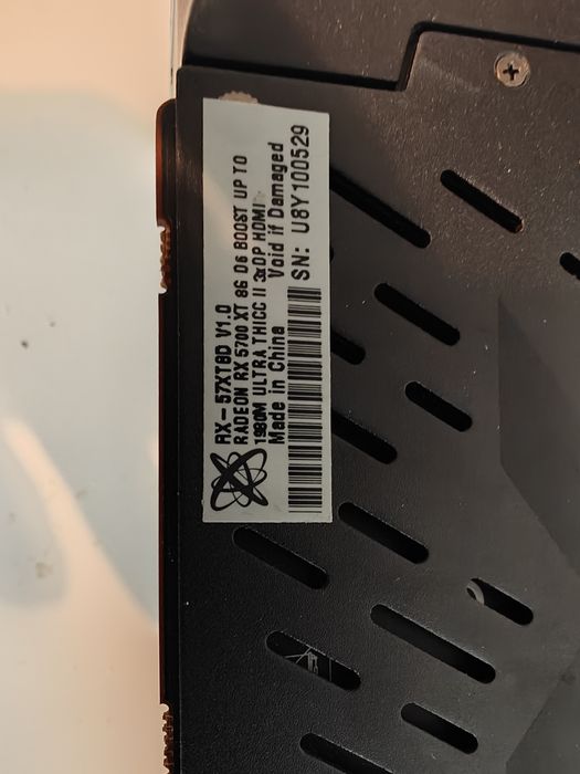 XFX RX 5700 xt 8GB