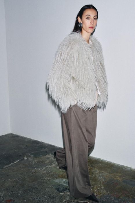 Еко шуба шубка жакет zara зара