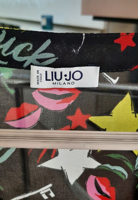 Stylowa koszula, półprzezroczysty materiał