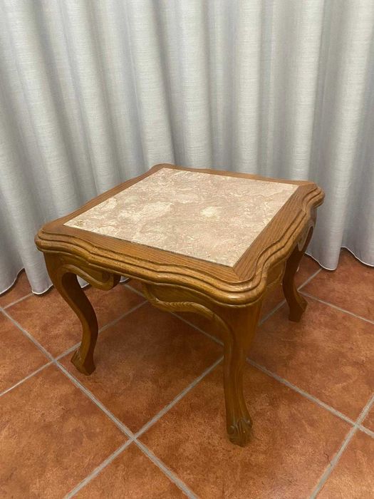 Mesa de Centro em Mármore - Bom Estado!