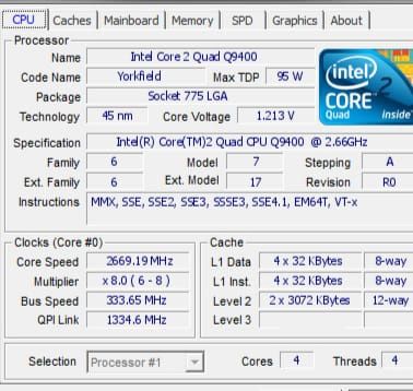 PC ASUS core2quad