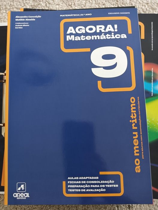 AGORA MATEMÁTICA! - 9.º ANO	Dossier do professor completo	NOVOS!!*