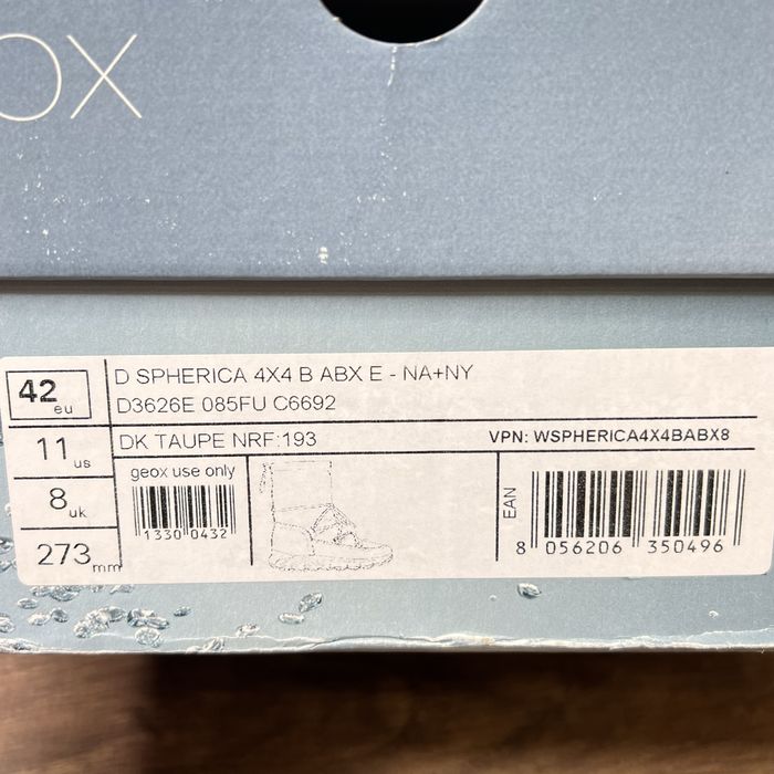 Черевики Geox D Spherica 4x4 B Abx Ankle Boots, розмір 42. Оригінал!!!