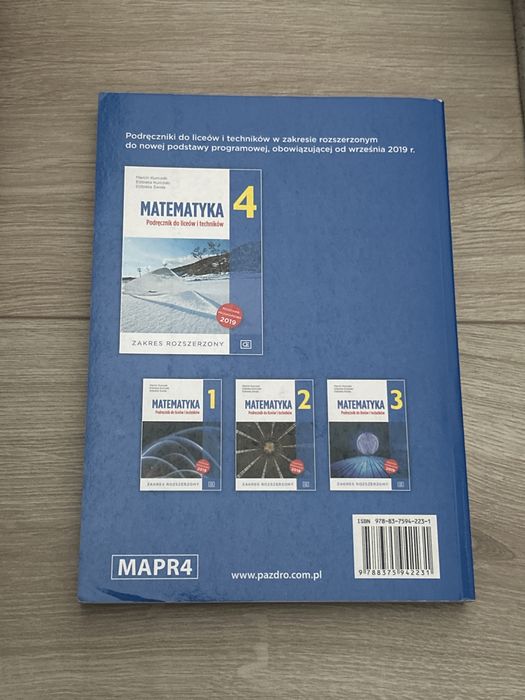 Matematyka 4 zakres rozszerzony