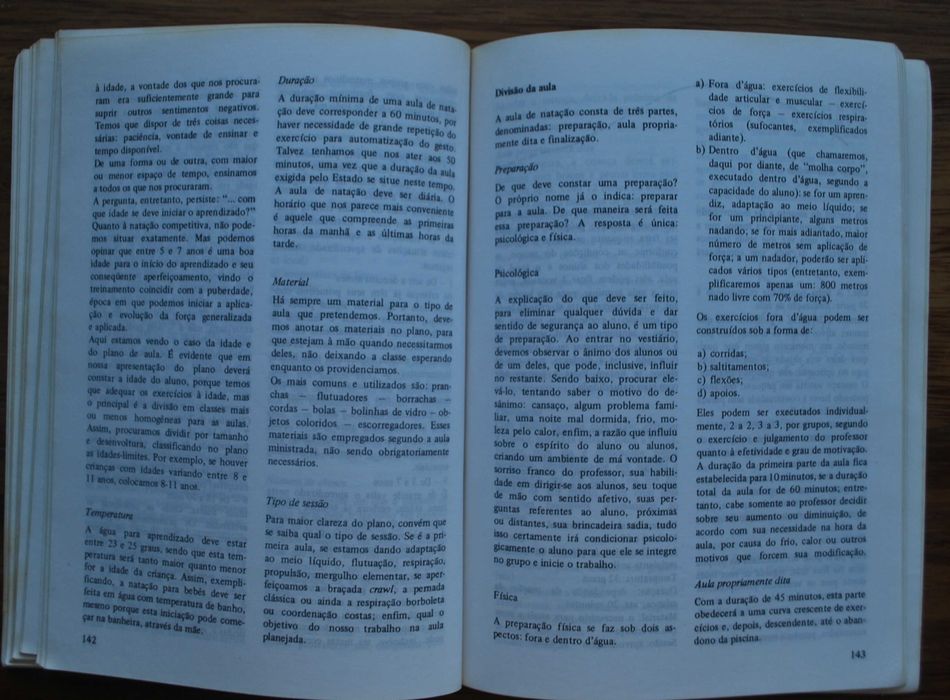 Metodologia da Natação de David C. Machado