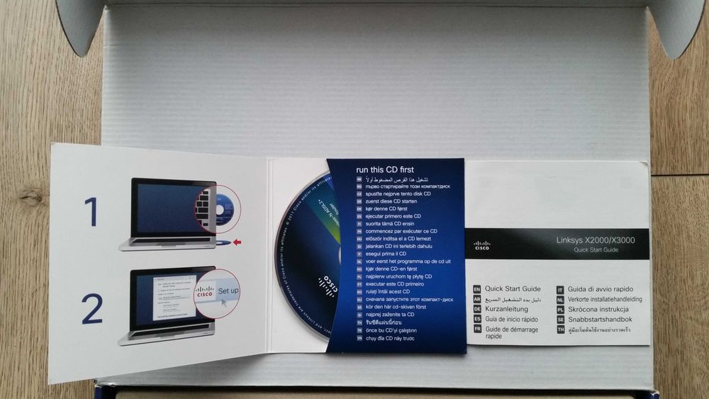 Router Linksys CISCO X2000 z modemem Wireless-N ADSL2+ Orange Annex A