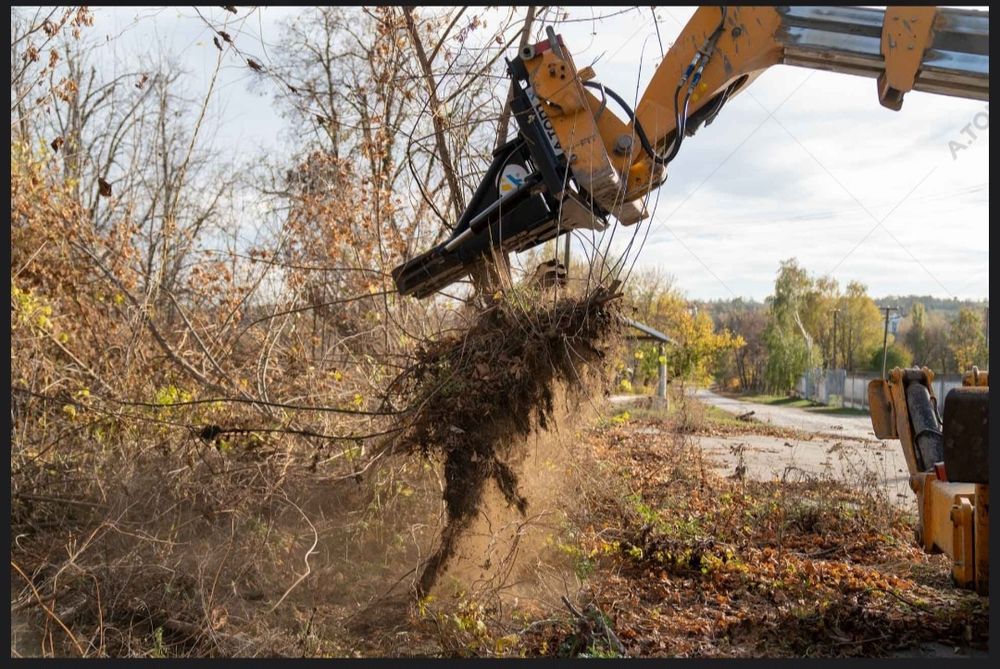 Викорчувавч на JCB крокодил