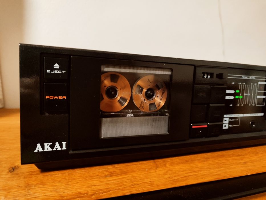 Po SERWISIE! kaseta  tdk + Magnetofon Akai hx a 101
