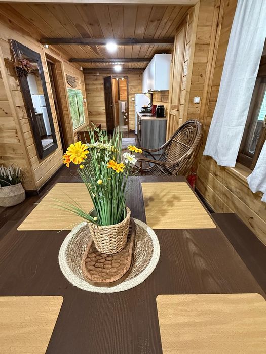 Domek w lesie na odludziu bania, jacuzzi noclegi lubelskie