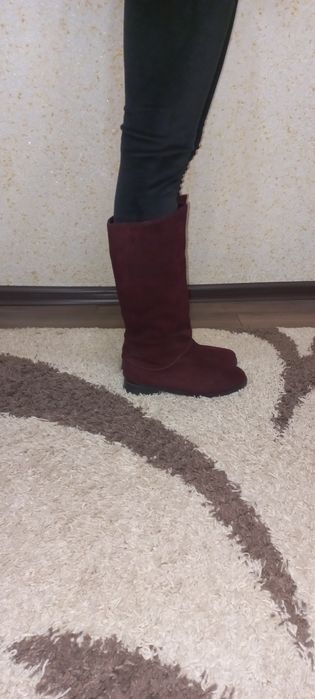 Чобітки замшеві зимові