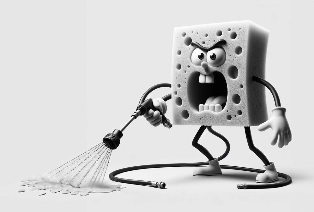 Mycie kostki brukowej, elewcji