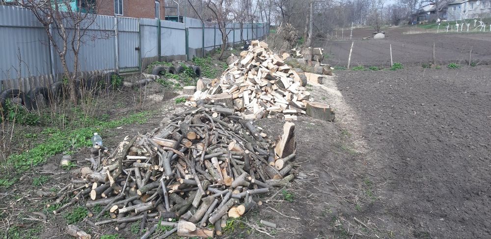 Ріжу дрова, колю. Рубаю дрова, ріжу пилою.