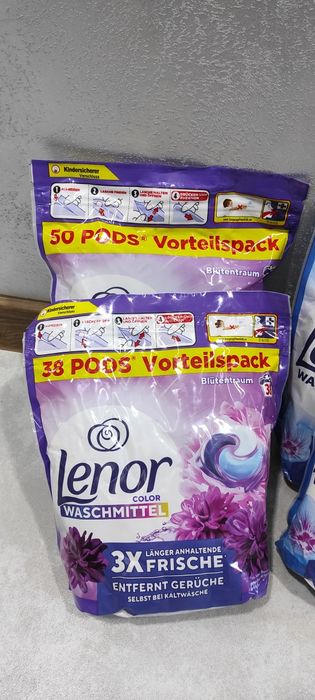 Капсули для прання Lenor  Universal Aprilfrisch,Color, 50шт,38шт