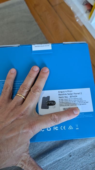 Camera de vídeo vigilância Reolink Argus 4 Pro com painel solar