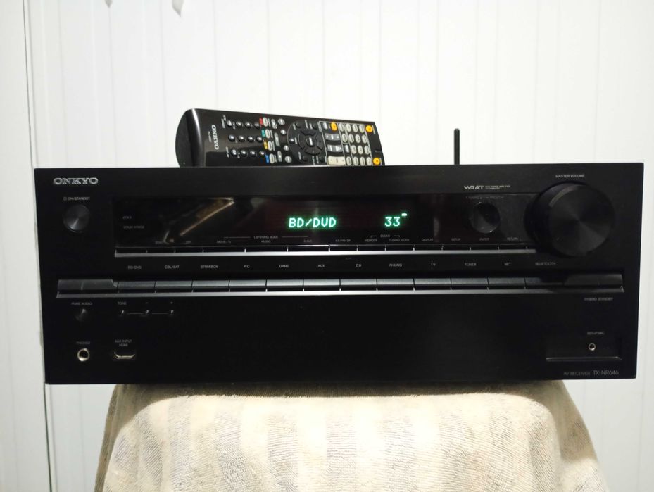 Amplificador Home Cinema Onkyo TX-NR646 7.2 Dolby Atmos 4K