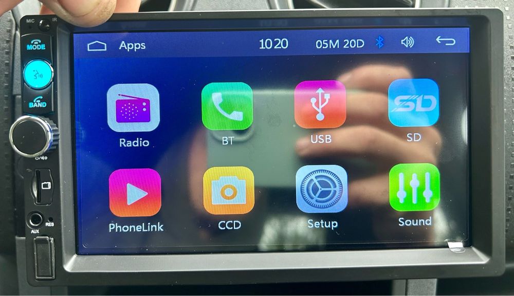 Aвтомагнитолa 7 дюймів, 2din, Carplay бездротовий, камера AHD 720p