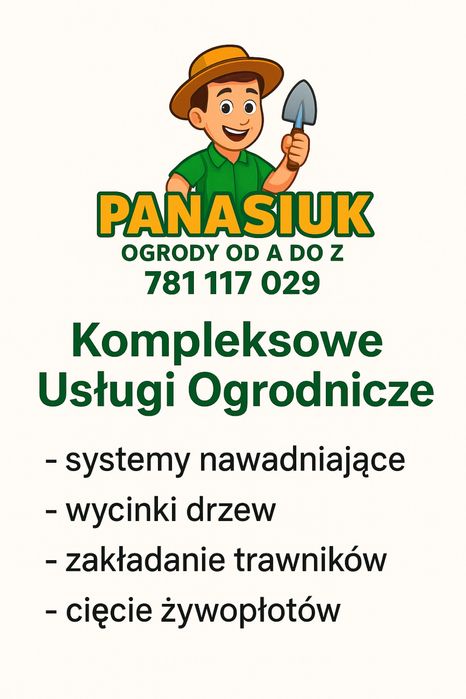 Uslugi ogrodnicze -wiaty -tarasy -wycinka drzew