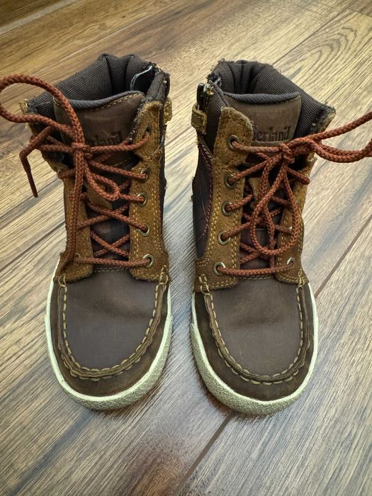 Timberland Pannaway 6173R skórzane rozm 29 chłopięce buty trapery